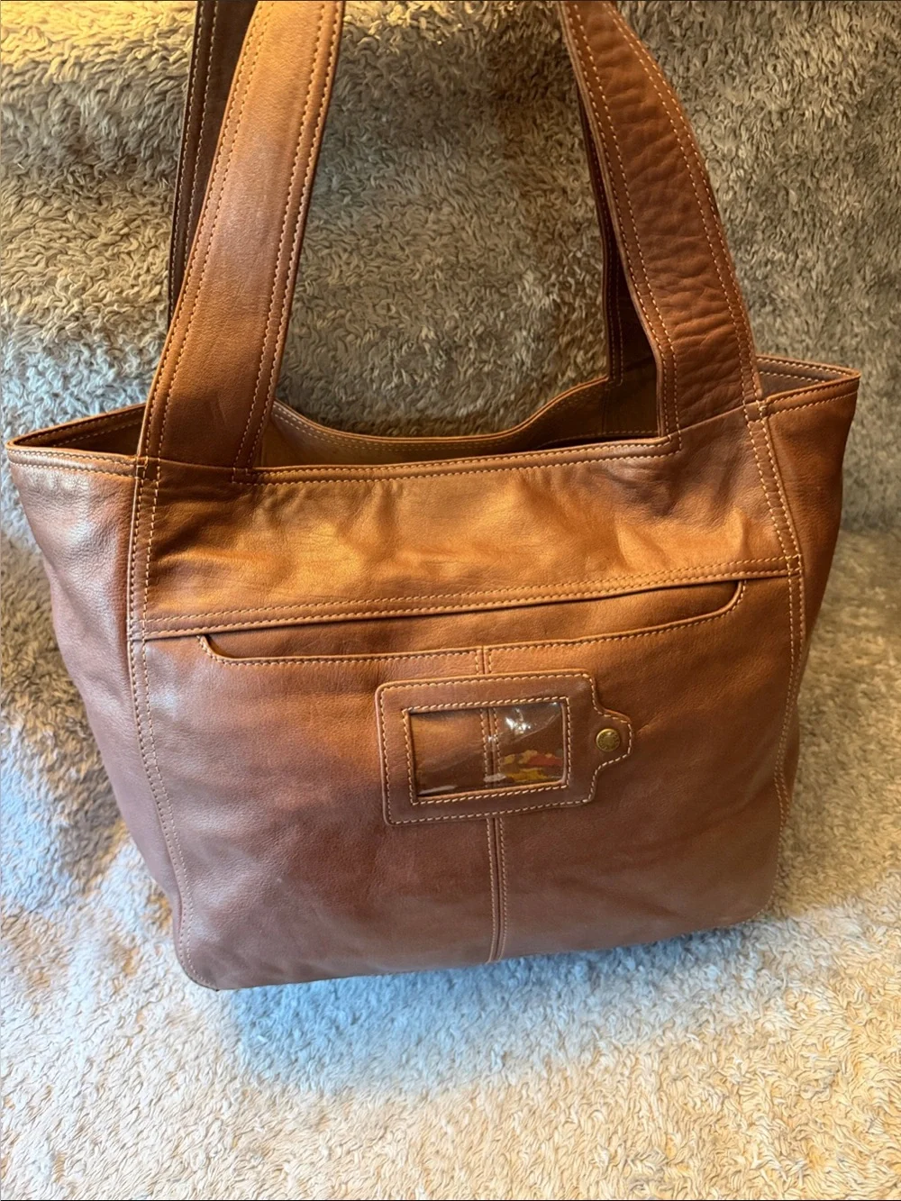Brown Leather Crossbody Bag - Classic Casual Carry